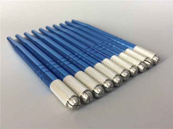 Blue pen Microblading