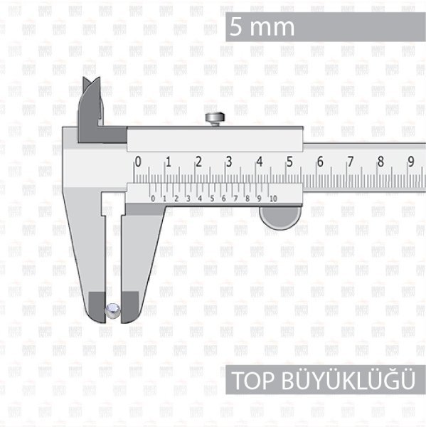 20 Adet Cerrahi Çelik 1.6 mm Bar Topu