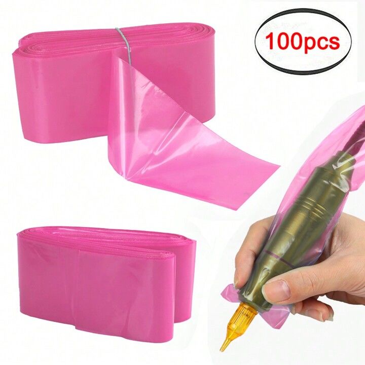 Pembe Elektrik Kablosu Steril Poşeti / Clipcord Sleeve / Cover