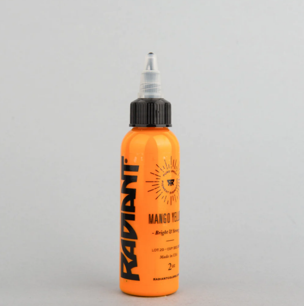 Radiant Mango Yellow 1 oz 30 ml Koyu Sarı Dövme Boyası