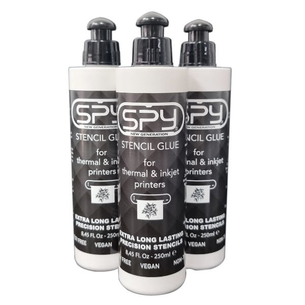 Spy Stencil Glue 250 ml Tanklı ve Termal Yazıcılar İçin Dövme Transfer Jeli Sıvısı