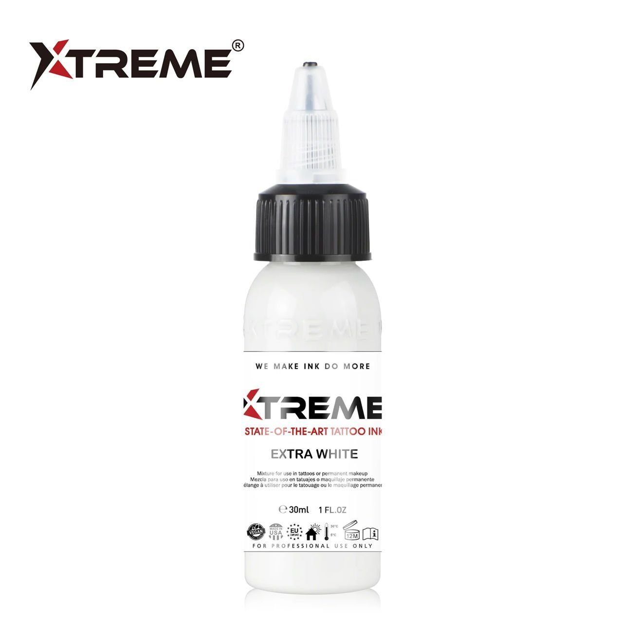 Xtreme Ink Extra White 4 oz 120 ml Beyaz Dövme Boyası