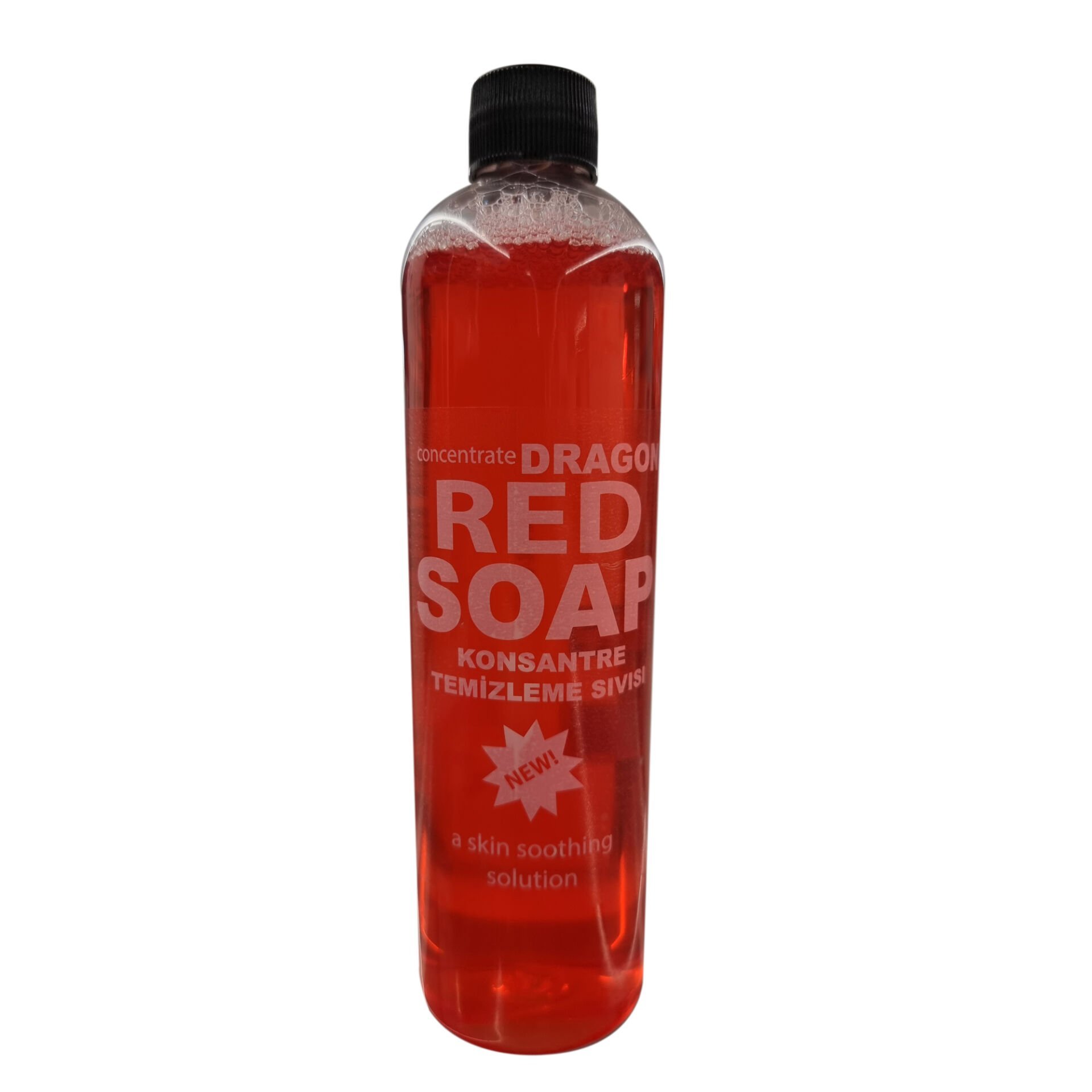 Dragon Red Soap Konsantre Cilt Temizleme Sıvısı 400ml (Dövme, Kalıcı Makyaj, Microblading) Kırmızı Sabun Su Tattoo Clean