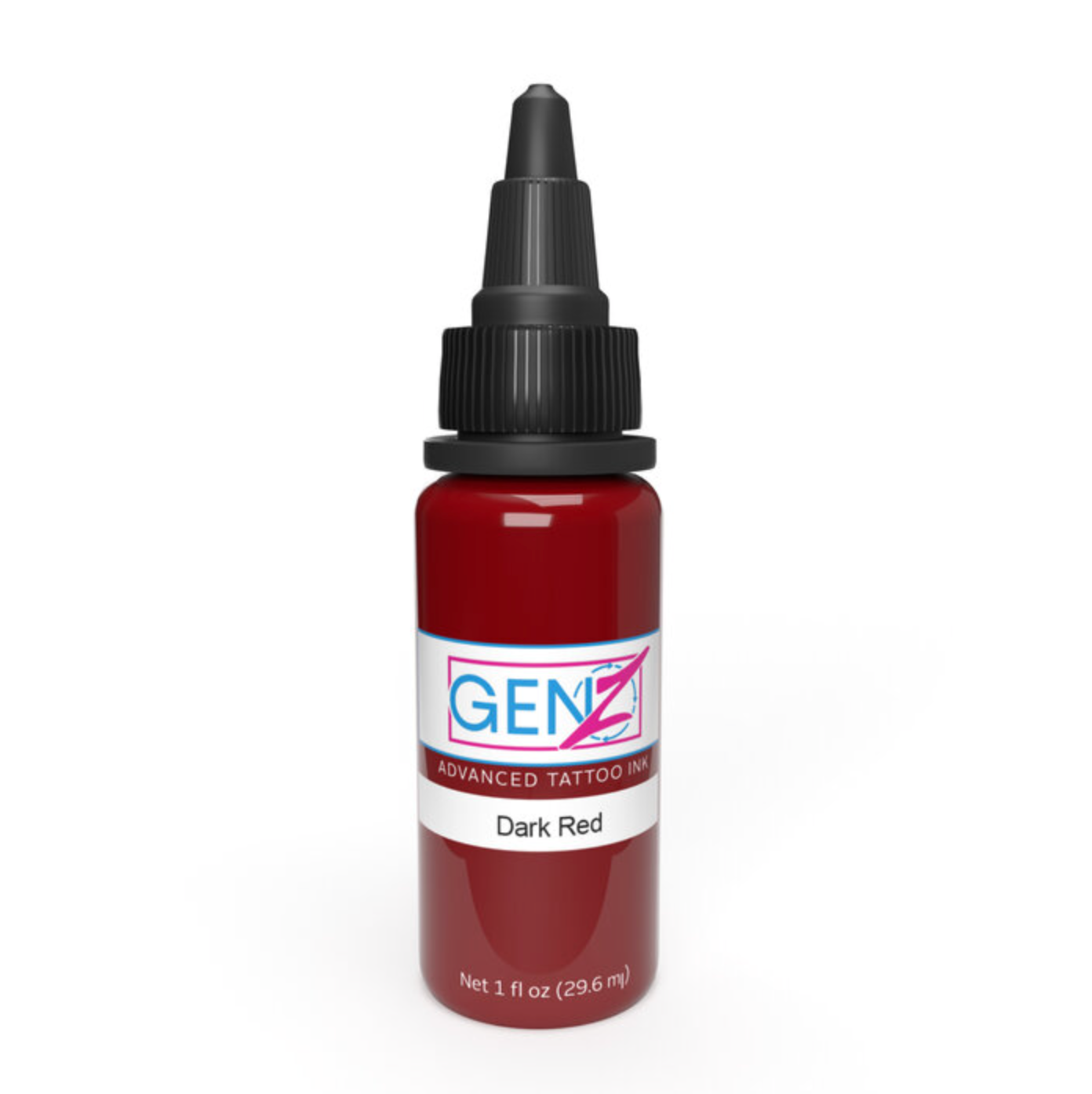 Intenze Gen Z Dark Red 1 oz 30 ml Reach AB Uyumlu Kırmızı Dövme Boyası