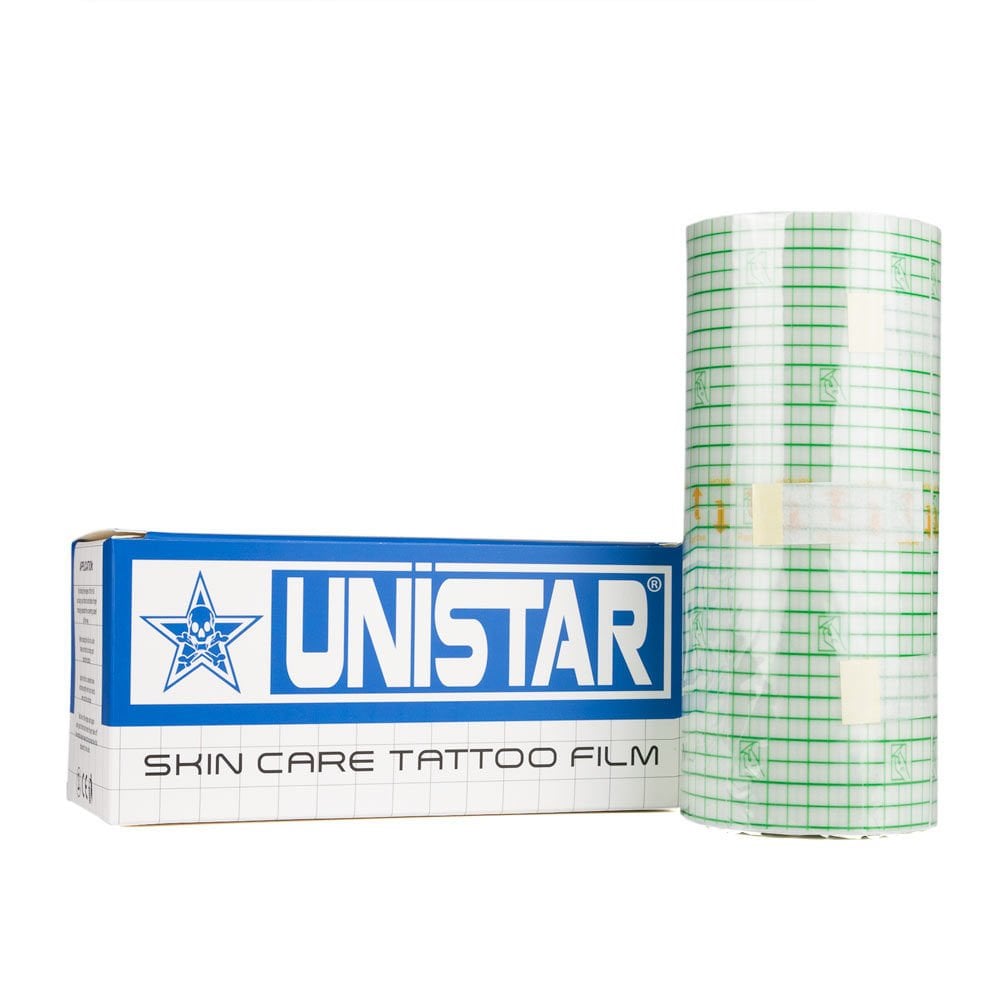 Unistar Skin Care Tattoo Film Şeffaf  Flaster Dövme Bakım Streç Film 15 cm x 10 mt