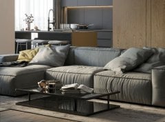 Pouffe L Koltuk