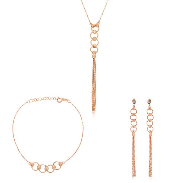 Hafif Model Dorikalı Gümüş Set