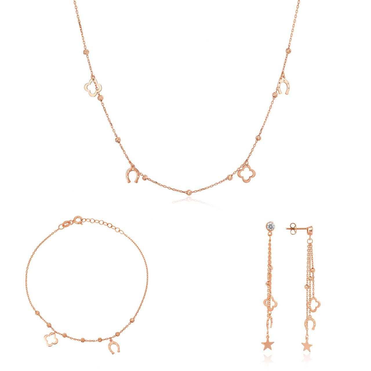 Hafif Model Gümüş Set