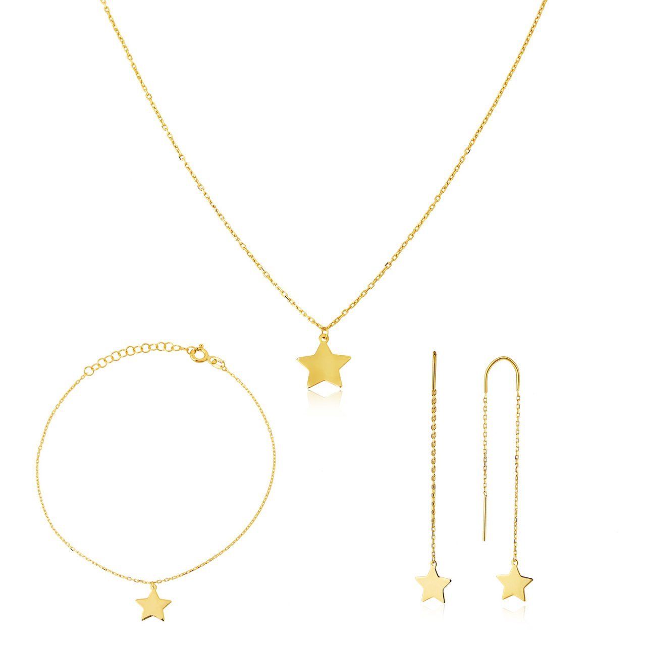 Yıldız Figürlü Gümüş Set