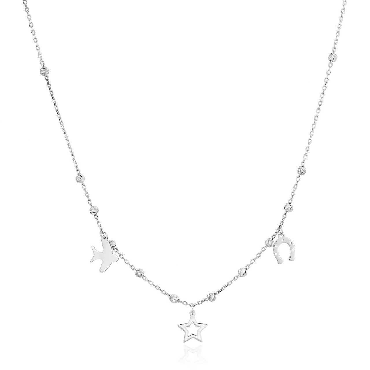 Hafif Model Gümüş Kolye
