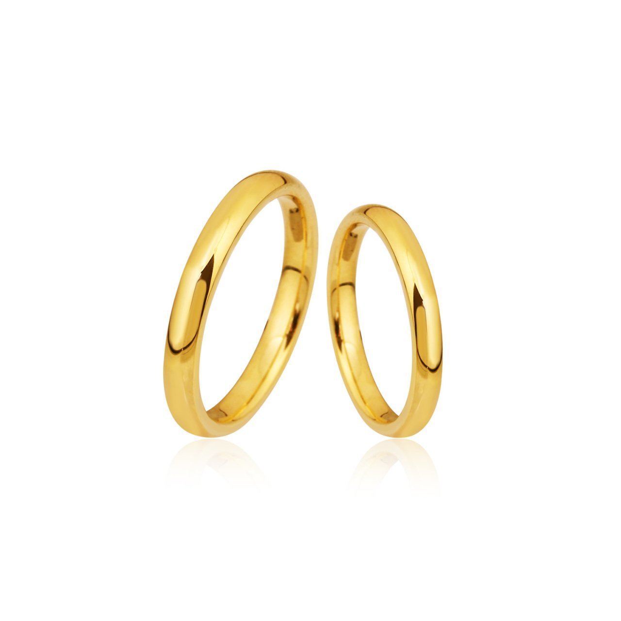 Simit Modeli 3 mm. Çift Alyans