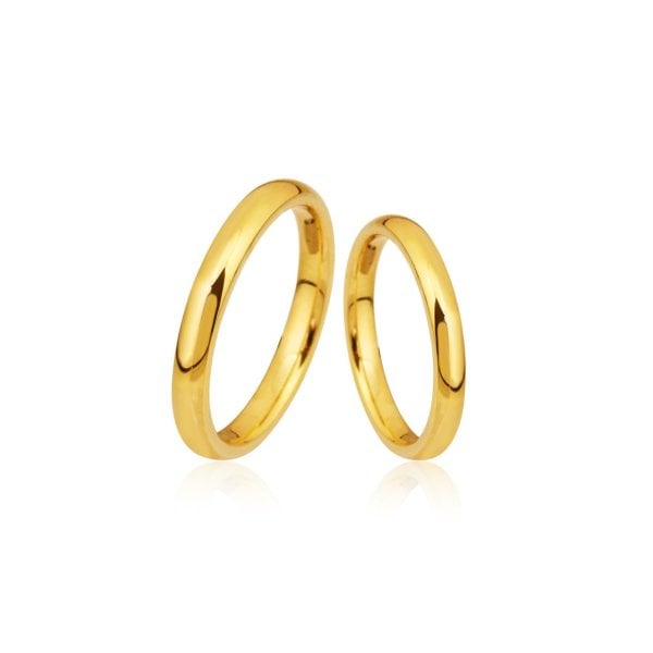 Simit Modeli 3 mm. Çift Alyans
