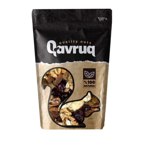 MEYVELİ ÇİĞ KARIŞIK KURUYEMİŞ