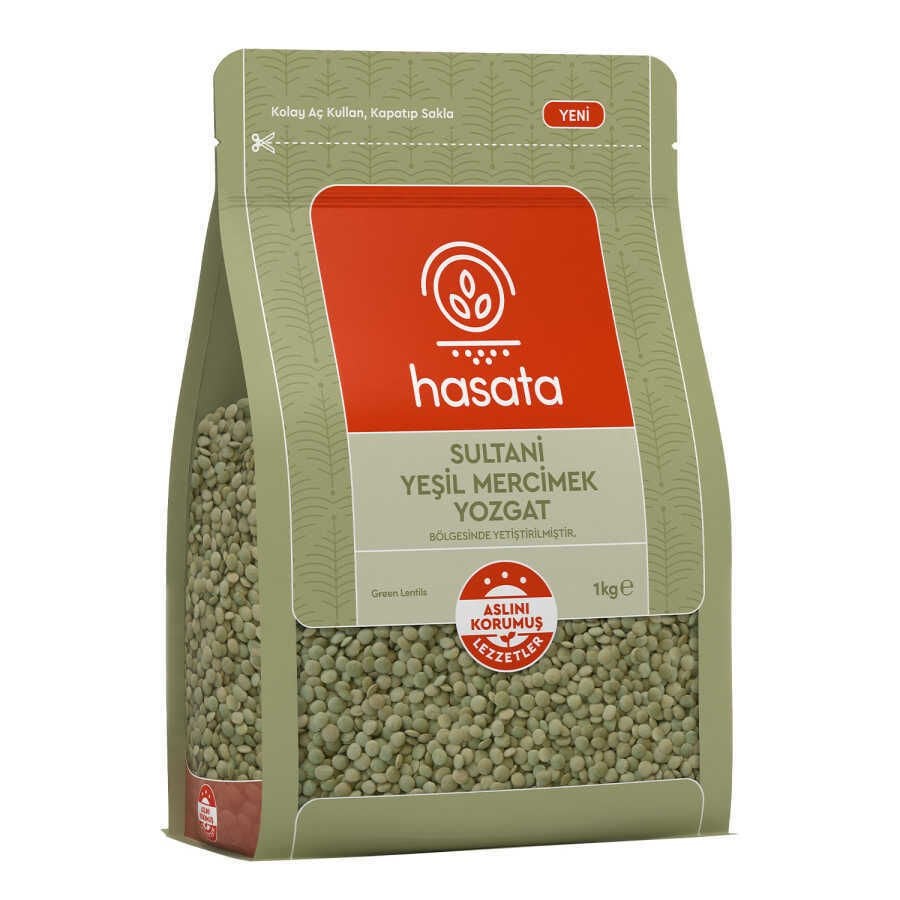 HASATA Yozgat Sultani Yeşil Mercimek 1 Kg