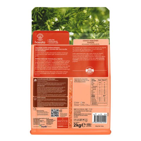 HASATA  Kırmızı Mercimek Mardin 2 KG