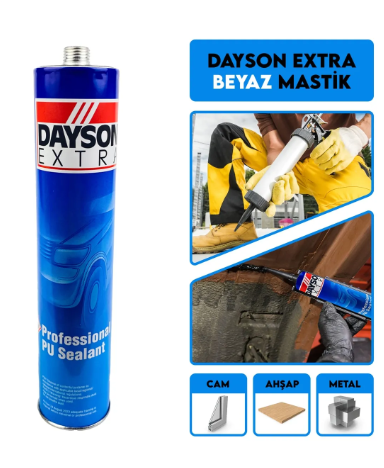 DAYSON EXTRA POLİÜRETAN MASTİK 280 ML ANT.GRİ 7016 25 Adet – Kuzey