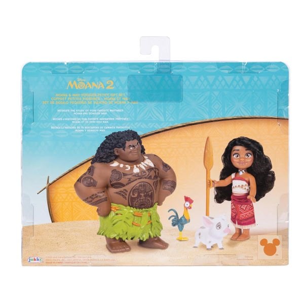 JKP 237556 Disney Moana - 15 cm Maui & Moana ve Arkadaşları  Set