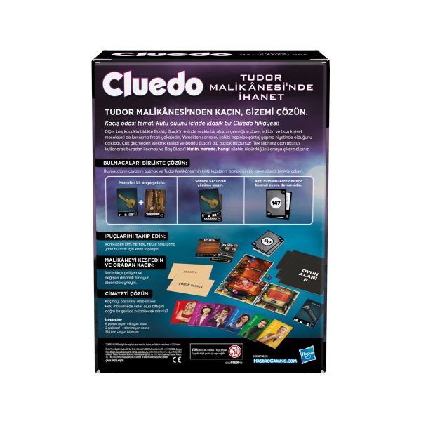 F5699 Hasbro Gaming - Cluedo Escape +10 yaş