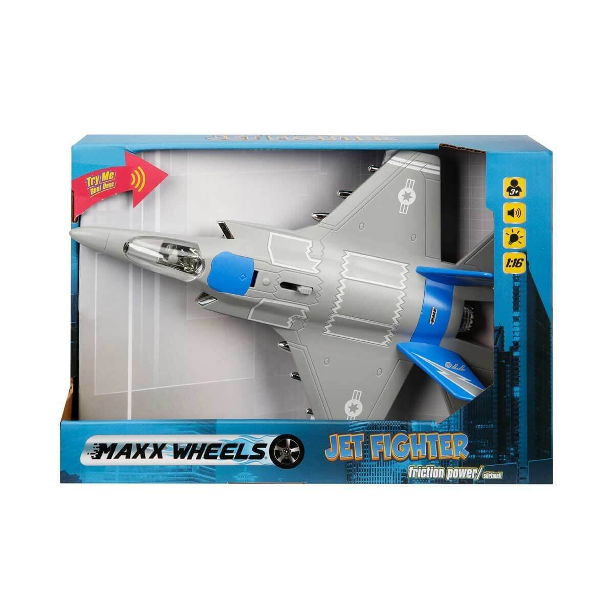 02321 1:16 Maxx Wheels Sesli ve Işıklı Jet Fighter