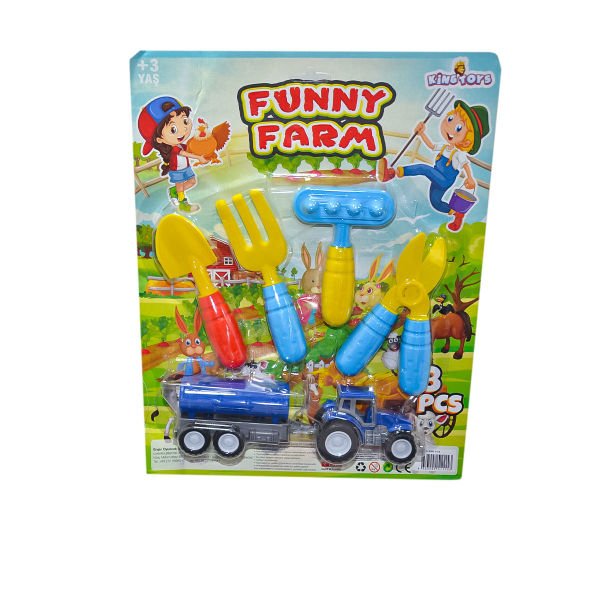 ENG-1115 Traktörlü Funny Farm - King Toys