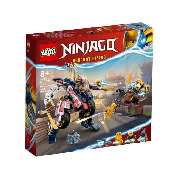 71792 LEGO® Ninjago® Sora'nın Dönüşen Robot Motosiklet Yarışçıs 384 parça +8 yaş