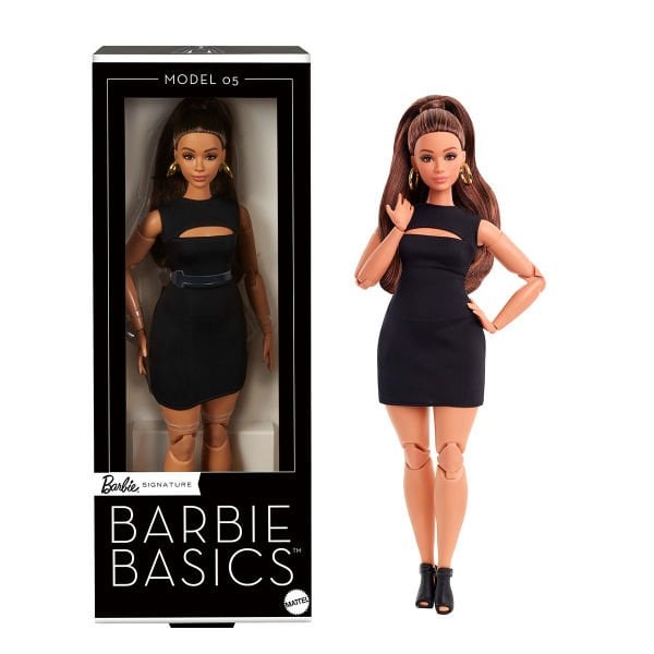 JBH73 Barbie Basics İkonik Koleksiyon Bebekler - Siyahi