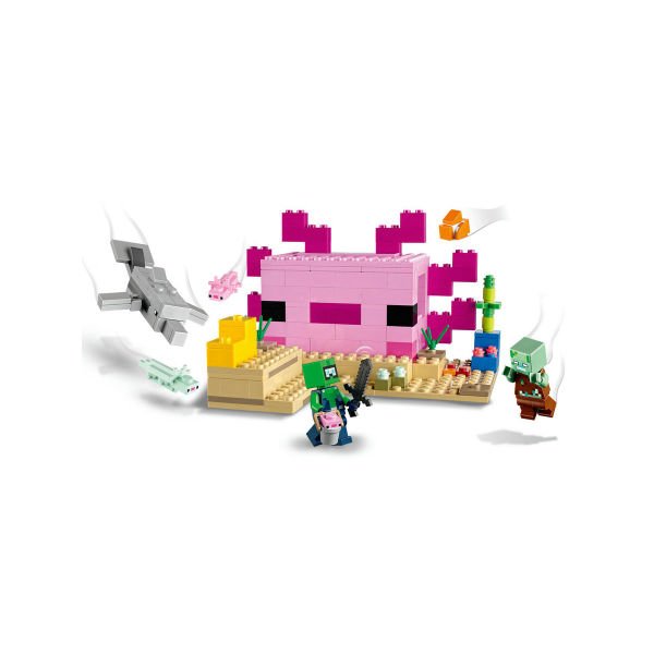 21247 Lego Minecraft Axolotl Evi 242 parça +7 yaş