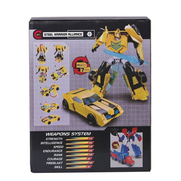 LJ1651 Metal Gövdeli Dönüşebilen Robot -Gepettoys