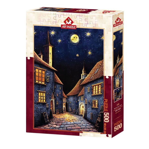 5102 Ortaçağda Han Gecesi / Art Puzzle 500 parça