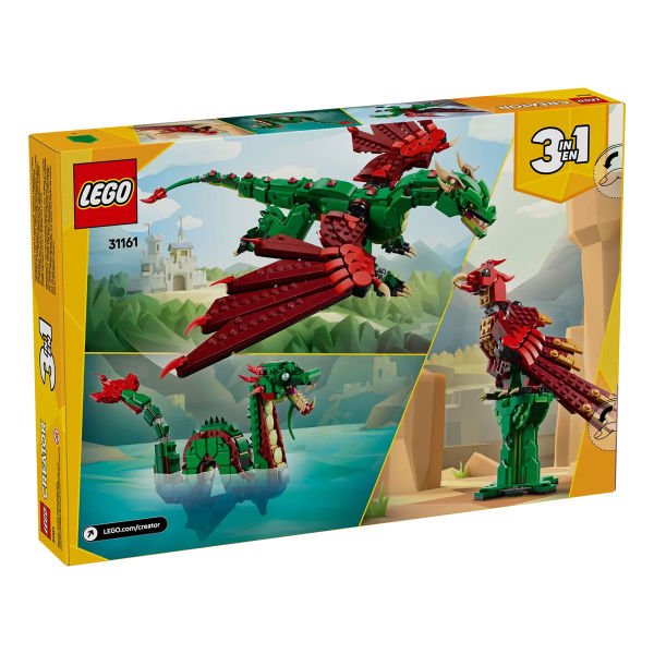 31161 Lego Creator 3in1 - Orta Çağ Ejderhası 715 parça +9 yaş