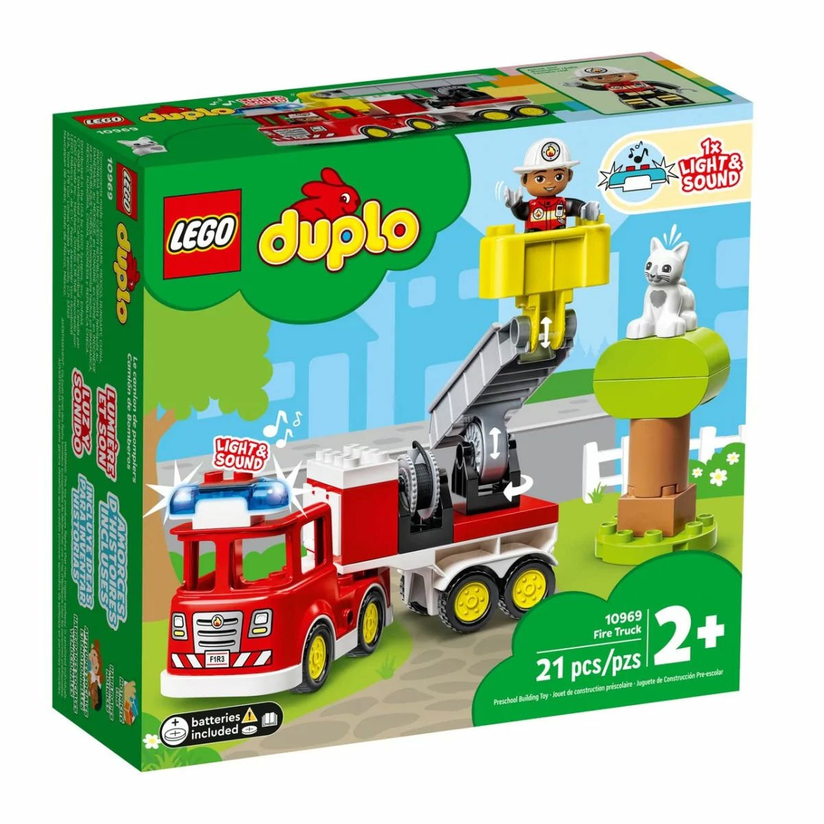 10969 Lego Duplo - İtfaiye Kamyonu,  21 parça +2 yaş
