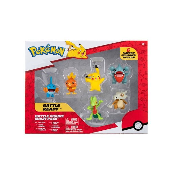 POK PKW2469-D Pokemon Battle 6Lı Figür Seti