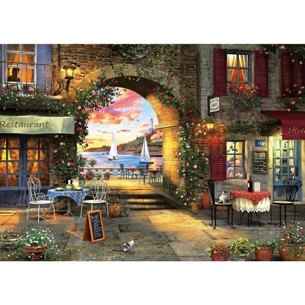 5220 Art Puzzle, Sahil Restaurant 1000 Parça Puzzle