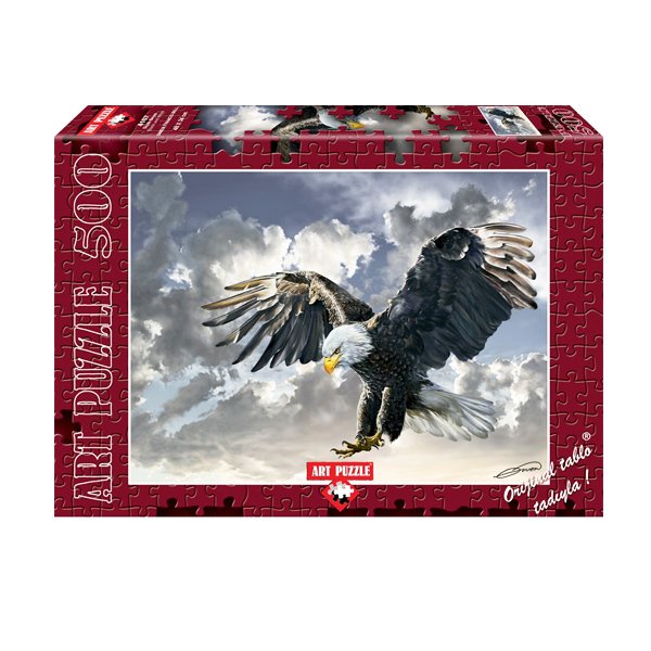 4167 Art Puzzle, Siyah Beyaz 500 Parça Puzzle