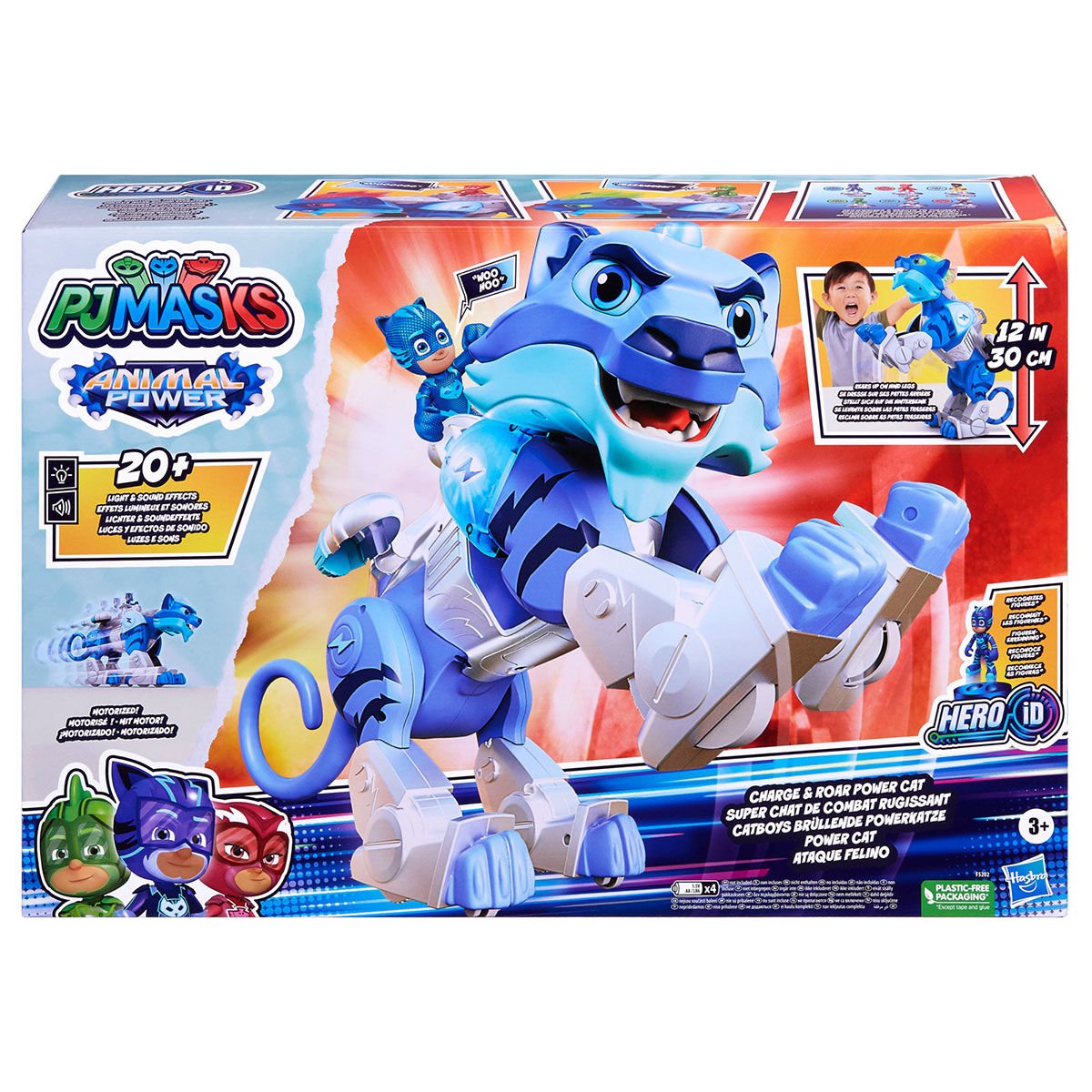 F5202 PJMaskeliler Animal Power Işıklı ve Sesli Dev Kedi Araç +3 yaş