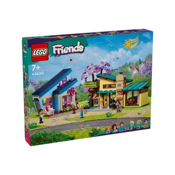 42620 LEGO® Friends Olly ve Paisley'nin Aile Evleri 1126 parça +7 yaş