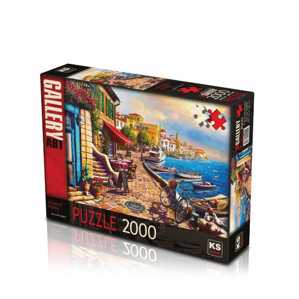 22511 Bir Sahil Tatili 2000 Parça Puzzle -KS Puzzle