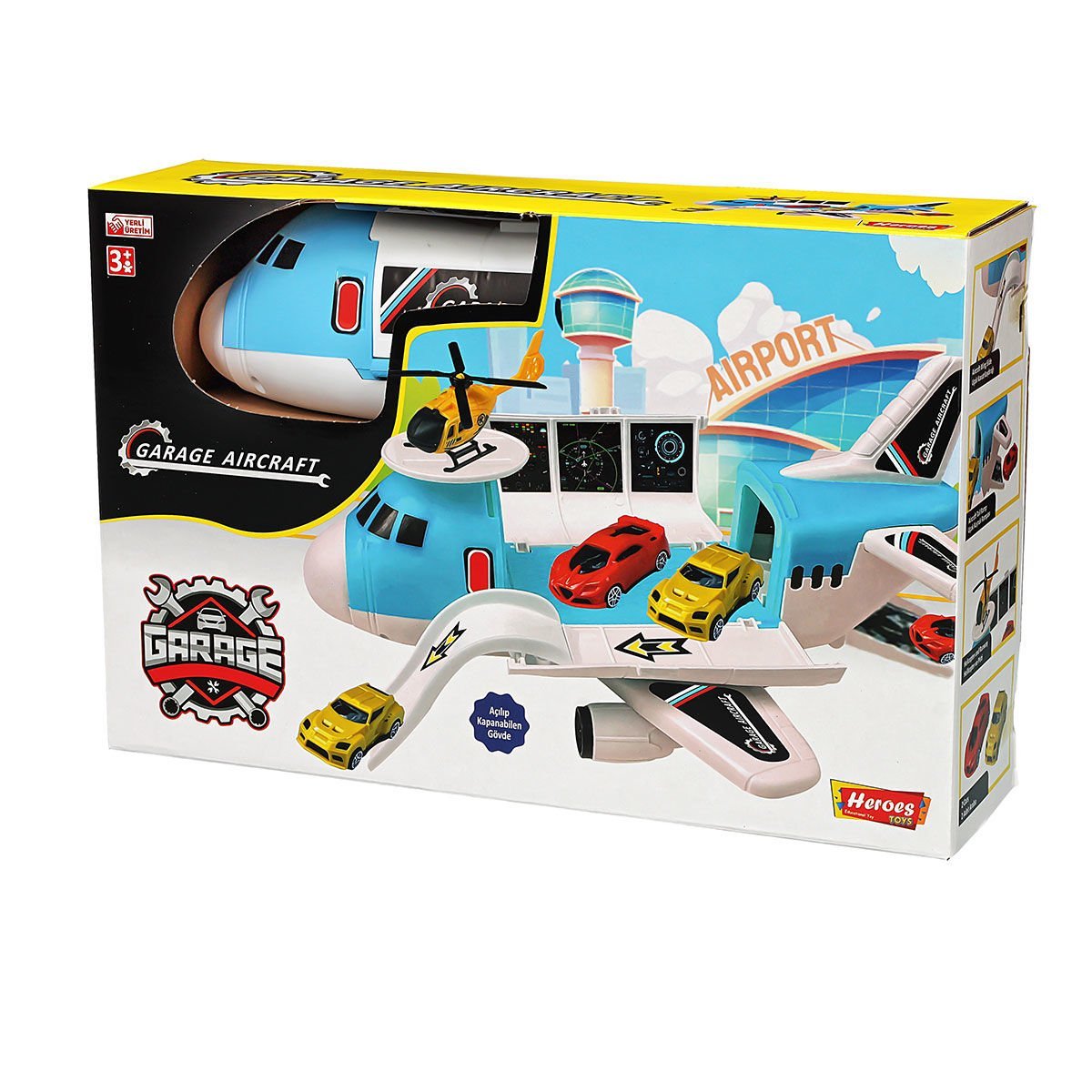 ERN-2012 Heroes Toys Uçak Garaj Seti - Eren Oyuncak
