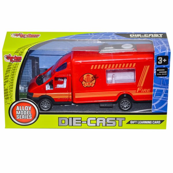 XFD889-289 Kutulu Çek Bırak Die-Cast Kurtarma Araçları - Vardem Oyuncak