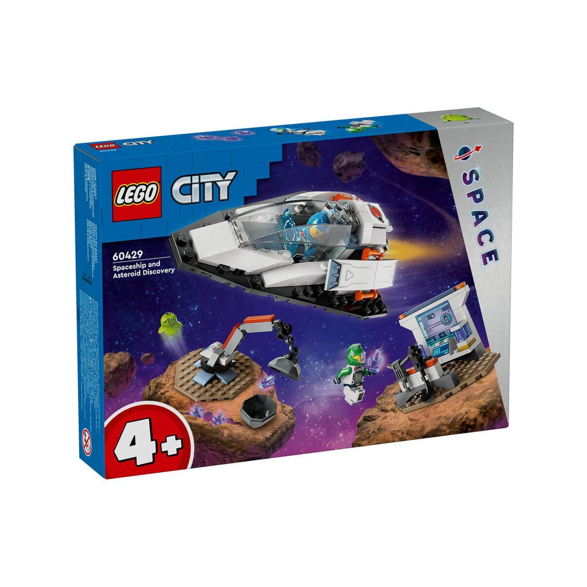 60429 LEGO® City Uzay Gemisi ve Asteroit Keşfi 126 parça +4 yaş