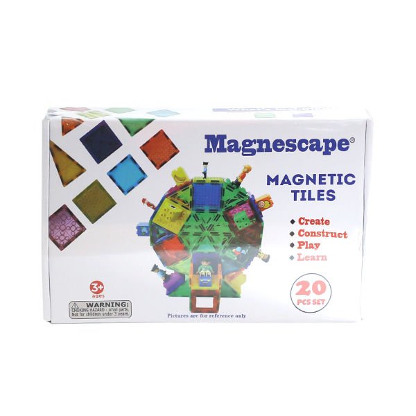 8820 Magnescape Manyetik Tiles 20 Parça -Başeltoys