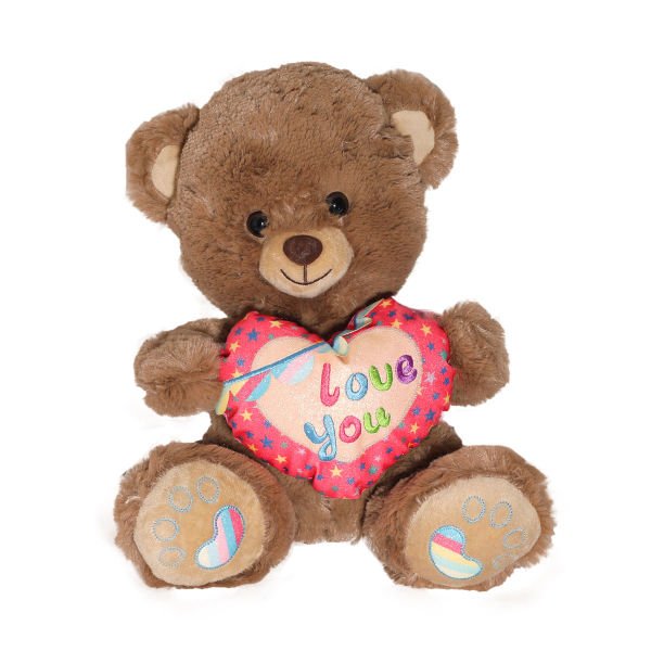 PJH2324  Peluş Kalpli Ayı Love You 30 cm -Vardem