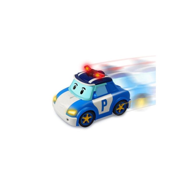 POLI/83080 Robocar Poli Sesli ve Işıklı Kumandalı Takipli Poli Araç