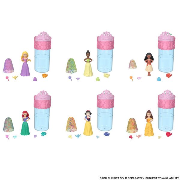 HRN63 Disney Prenses Royal Color Reveal Renk Değiştiren Prenses Bebek