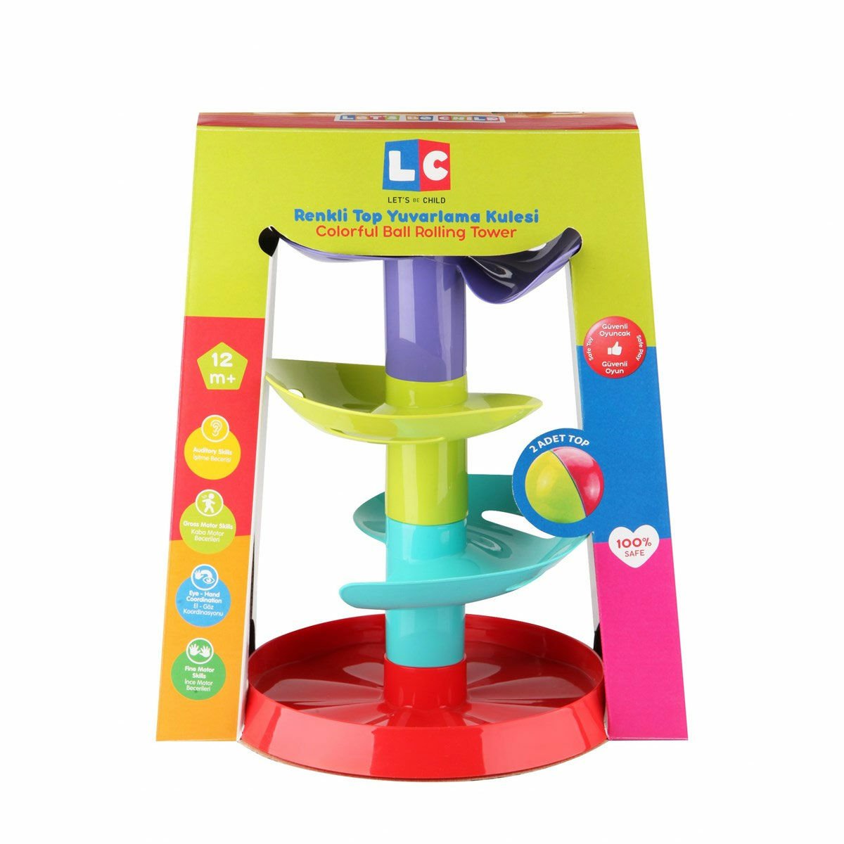 LC-30956 Let's be Child - Renkli Top Yuvarlama Kulesi