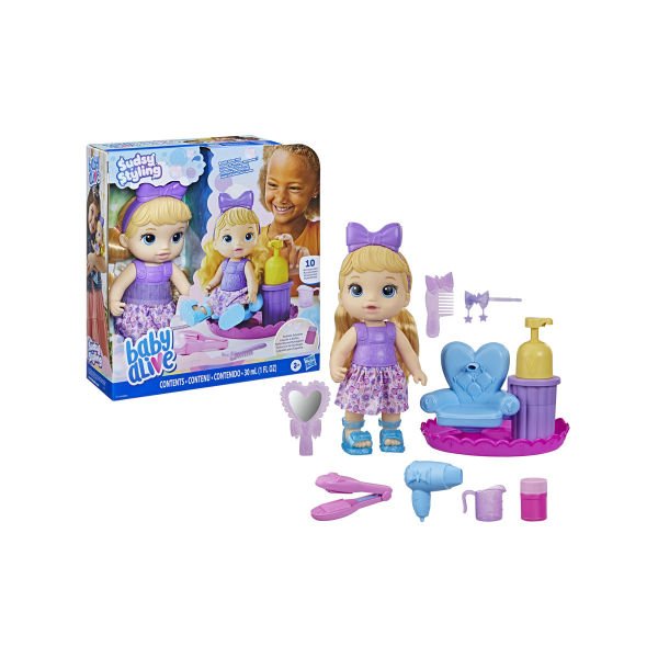 F5112 Baby Alive Köpüklü Saç Tasarım Eğlencesi +3 yaş