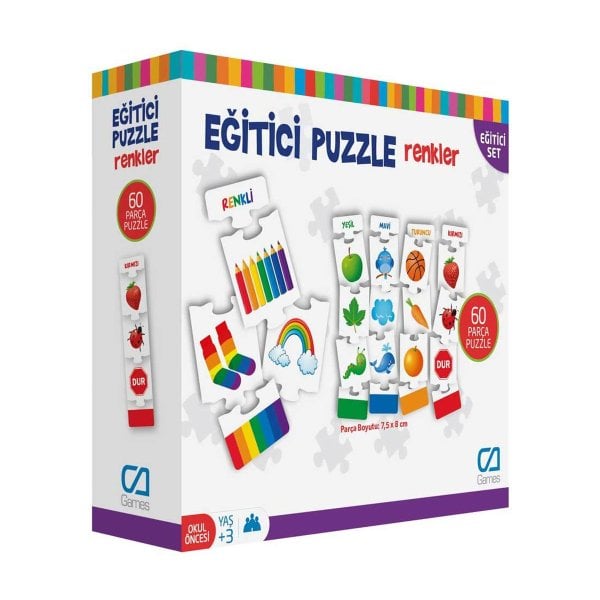 CA.5029 CA Games, Eğitici Puzzle Renkler