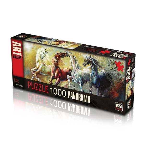 21007 Panoramik Hayal Atları 1000 Parça Puzzle -KS Puzzle