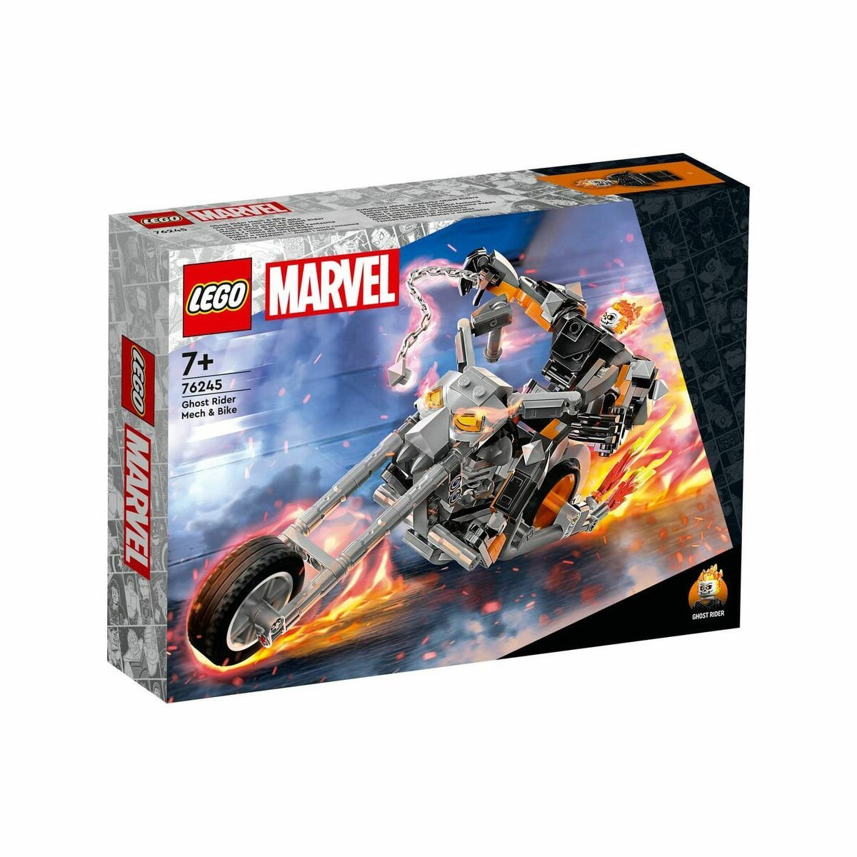 76245 Lego Marvel - Ghost Rider Robotu ve Motosikleti 264 parça +7 yaş