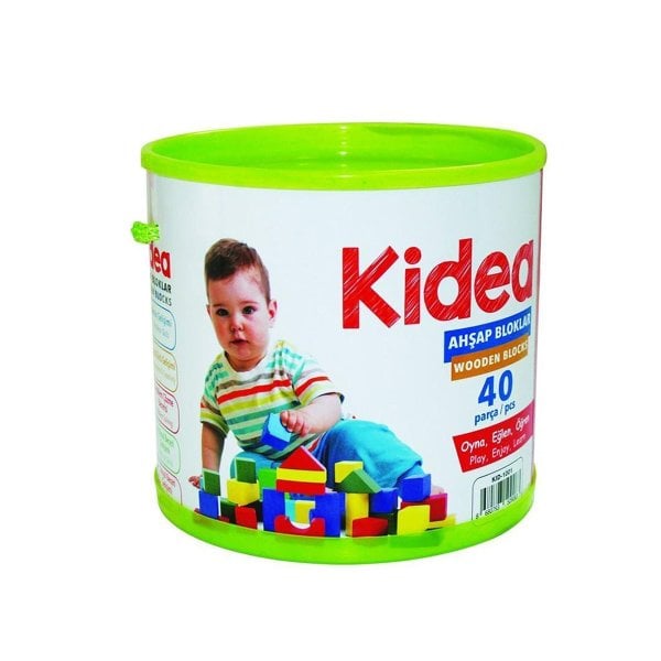 KID-1001 Chiva, Ahşap Bloklar 40 Parça